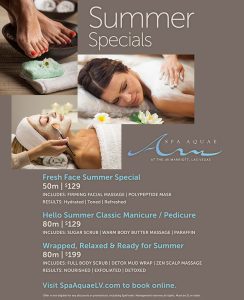 Summer Specials at Spa Aquae